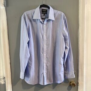 Bonobos Stretch Oxford Standard Fit Button Down Seersucker‎ Shirt Size 17